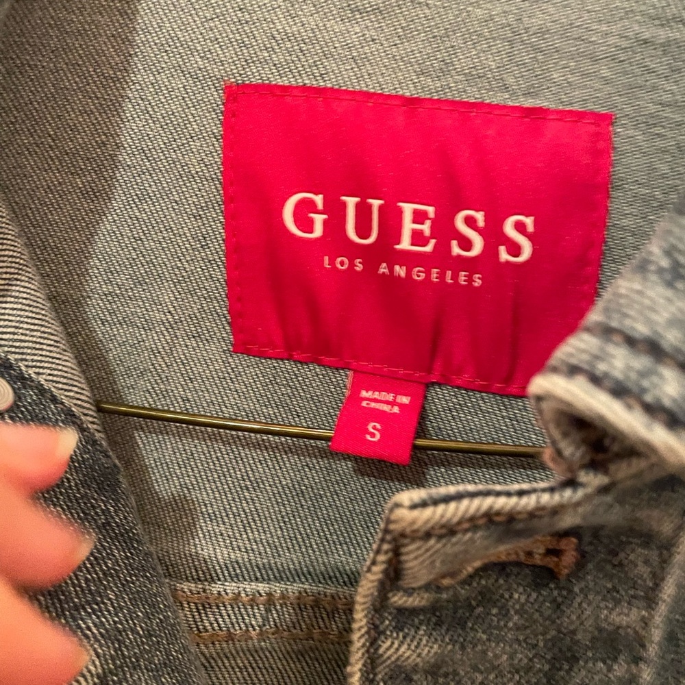 Oversized jean jacket-barely worn!